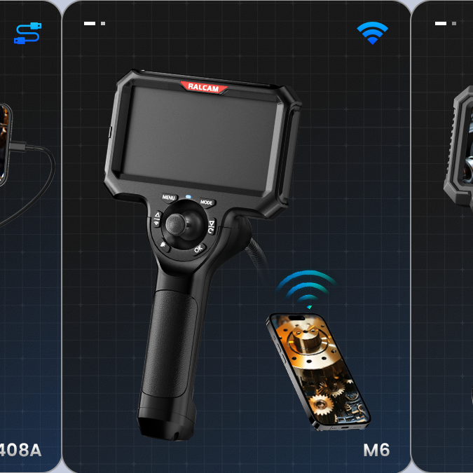 WiFi, USB, or Built-In Screen? Choosing a Borescope Display Type