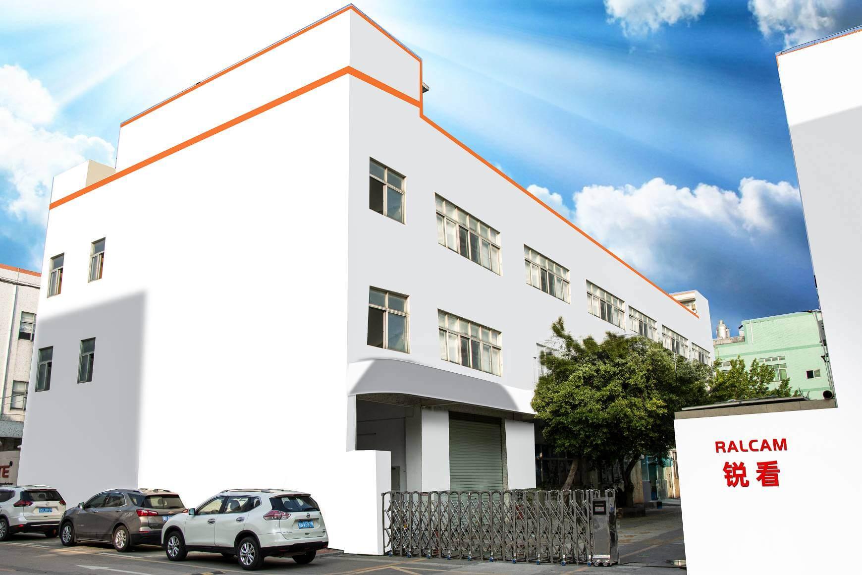 Ralcam company front building exterior view in Shenzhen