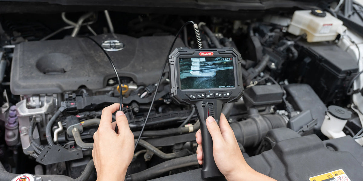 How to Check for Engine Damage Using a Borescope Camera with Light ...