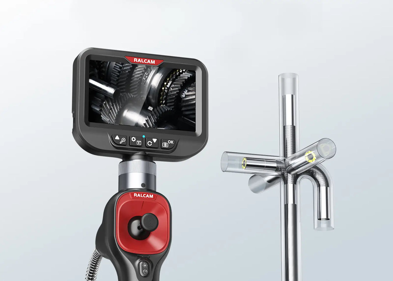 4-way articulating endoscope - Ralcam