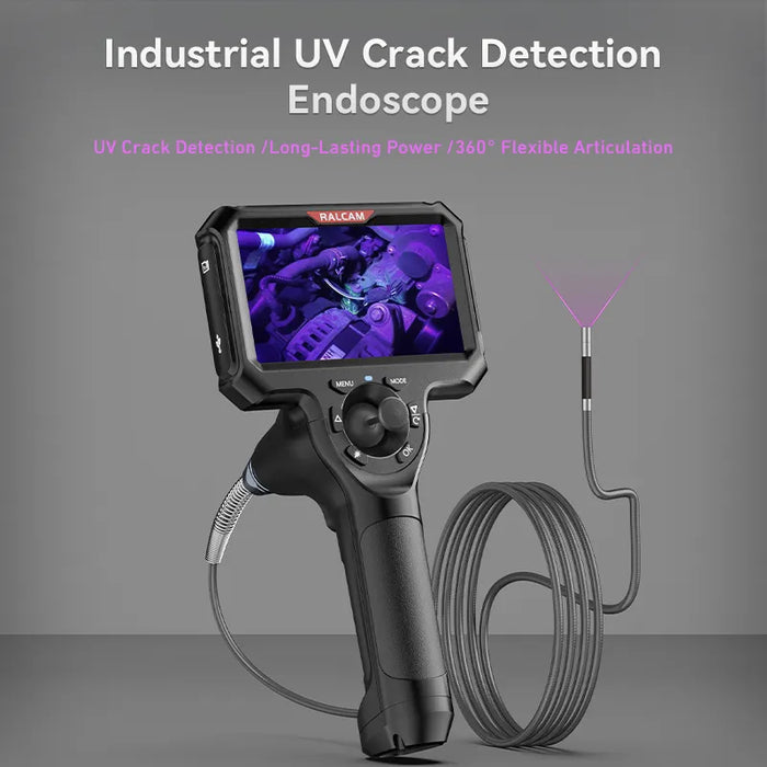 NEW UV Crack Detection-M608U Articulating Borescope