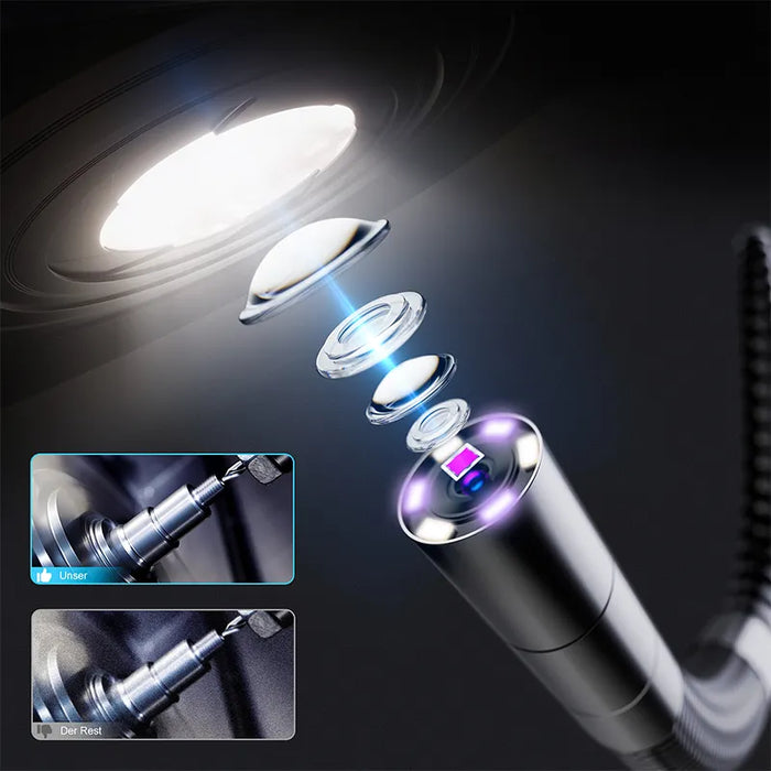 NEW UV Crack Detection-M608U Articulating Borescope