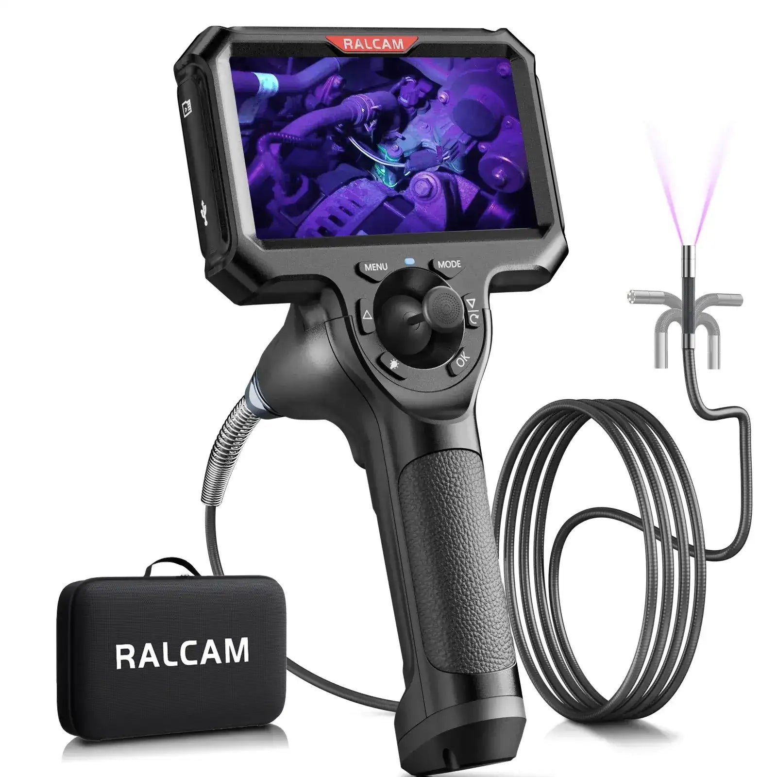 4-Way Articulating Endoscope | Industrial Inspection Camera — Ralcam