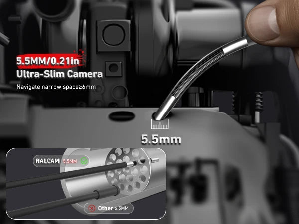 5.5mm Ultra-Slim Camera for Narrow Space Access