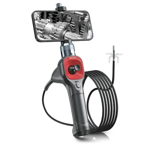 Ralcam F606A 4-Way Articulating Endoscope for iPhone and Android, HD Waterproof Inspection Camera for Engine and Pipe Maintenance