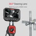 4 way articulating borescope Ralcam F606B showing full 360-degree steering for engine inspection