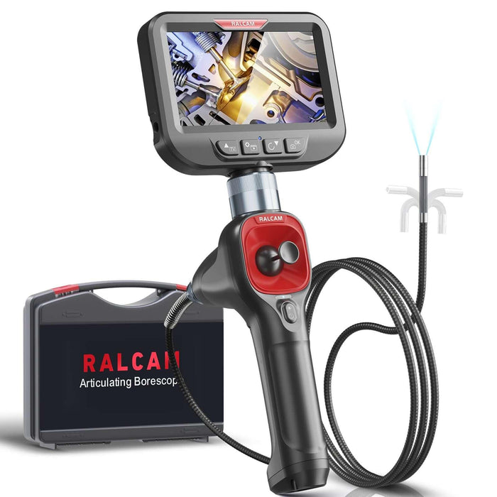 Ralcam F606B 4 way articulating borescope with 4.3-inch HD screen and waterproof design