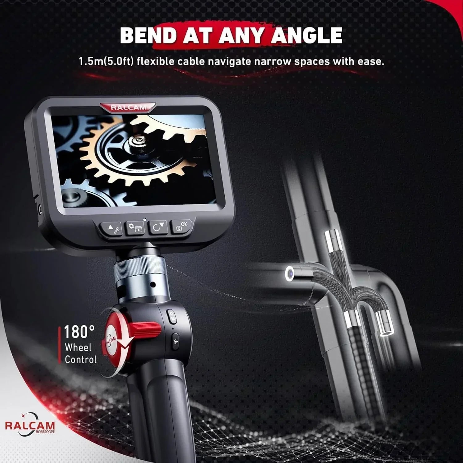 家電 RALCAM H4-B seriers Профессиональный автомобильный эндоскоп RALCAM H4-B Series: 8 600
