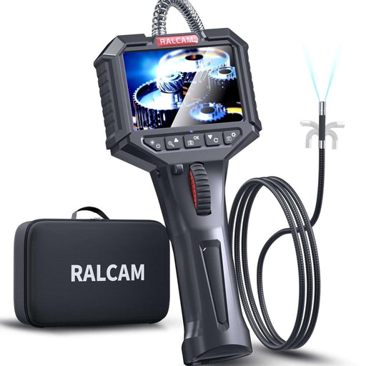 Car inspection camera Ralcam N308S full view on white background, 8.5mm semi-rigid probe for gasoline engine inspection