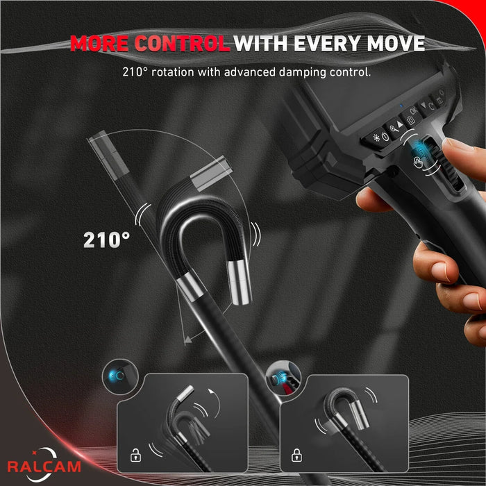 Ralcam N5 Auto Inspection Camera Kit – Complete Borescope Set with Cable, Probe, and Carrying Case