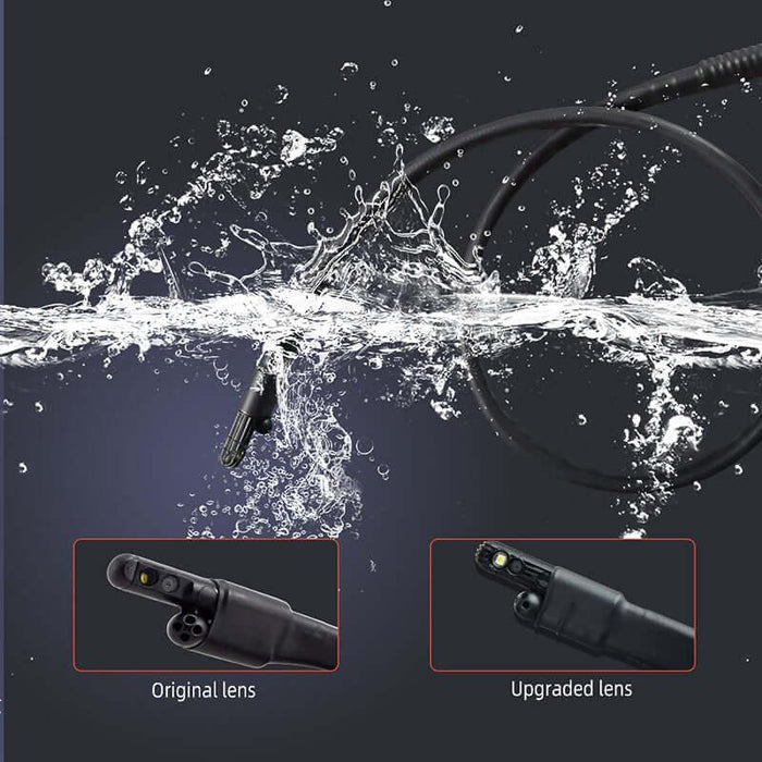IP67 waterproof articulating borescope Q3 in water demonstration by Ralcam