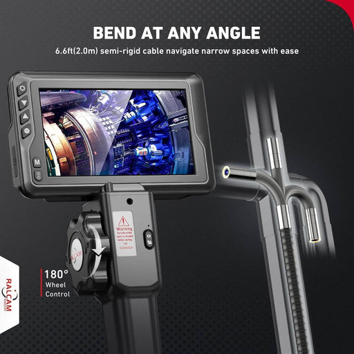 F4B borescope with bendable probe for precise directional control