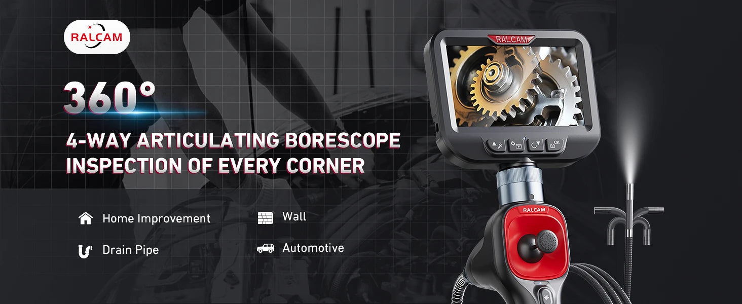 F6B 4-Way Articulating Borescope